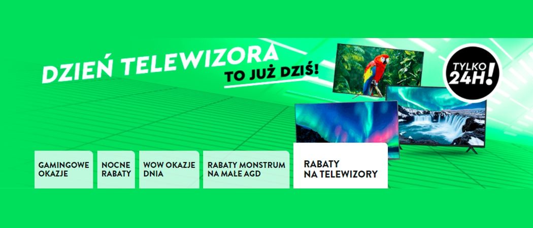 Promocja DZIEŃ TELEWIZORA w Ole Ole - kup wybrany telewizor taniej z kodem rabatowym!