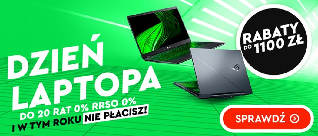 Promocja DZIEŃ LAPTOPA w Ole Ole - kup wybrany laptop taniej z kodem rabatowym!