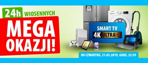 Promocja "24h wiosennych mega okazji!" w Media Expert