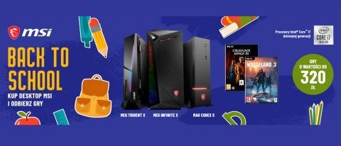 Promocja na komputery MSI w RTV EURO AGD