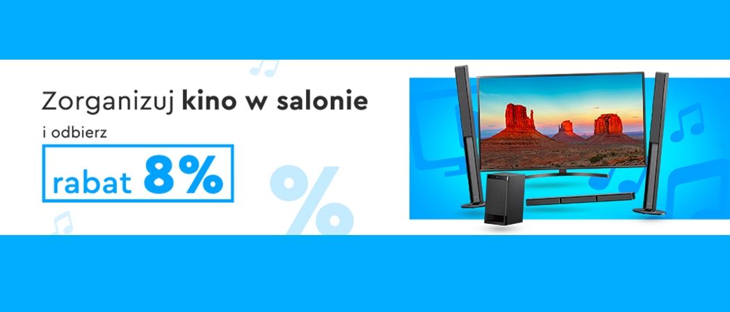 Promocja na telewizory i sprzęt audio w Ole Ole - kup min. 2 promocyjne sprzęty z rabatem 8%!