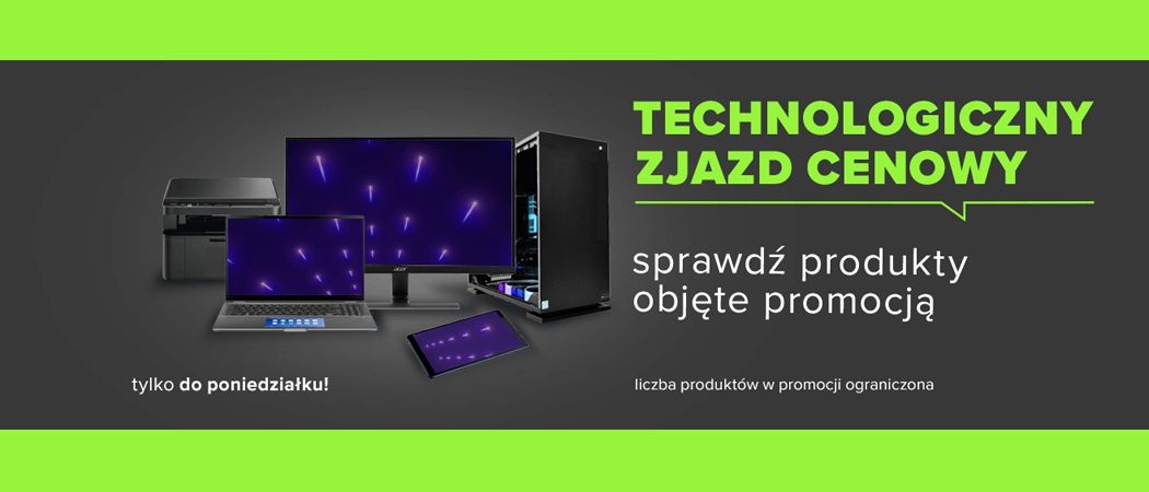 Promocja TECHNOLOGICZNY ZJAZD CENOWY w Neonet - kup promocyjne RTV taniej z kodem rabatowym!