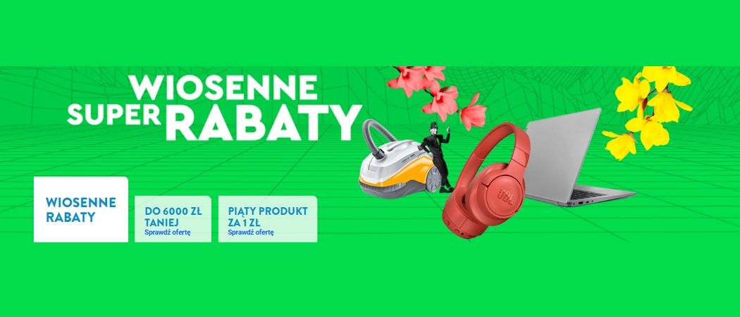 Promocja WIOSENNE RABATY w Ole Ole - kup jeszcze taniej wybrany telewizor, smartfon i wiele innych!