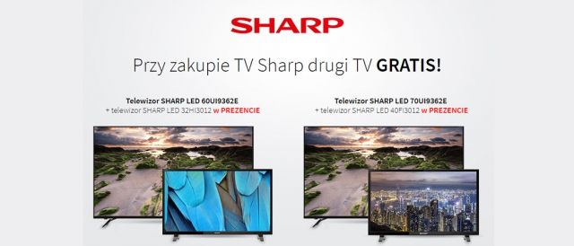 Promocja na telewizory SHARP w Media Expert