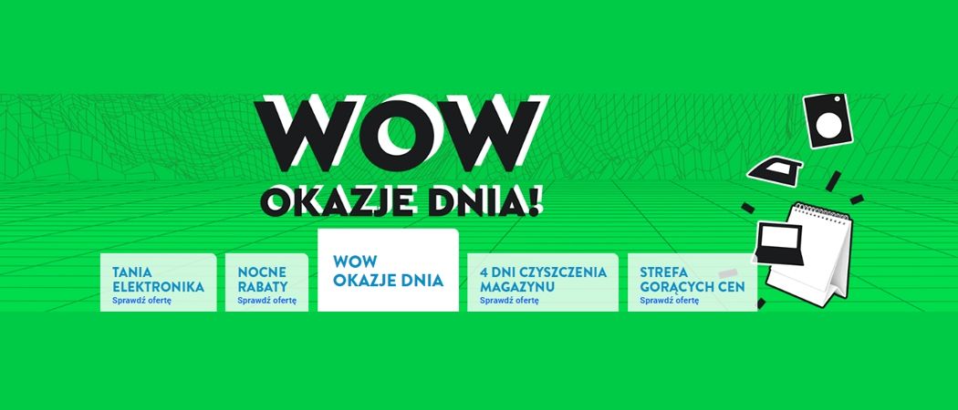Promocja WOW! OKAZJE DNIA! w Ole Ole - kup jeszcze taniej wybrane RTV!