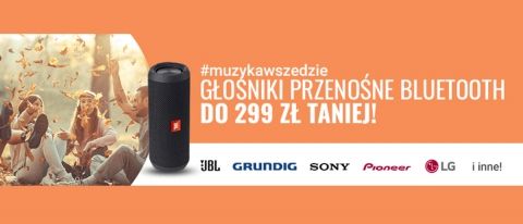 Promocja na głośniki mobilne w RTV EURO AGD