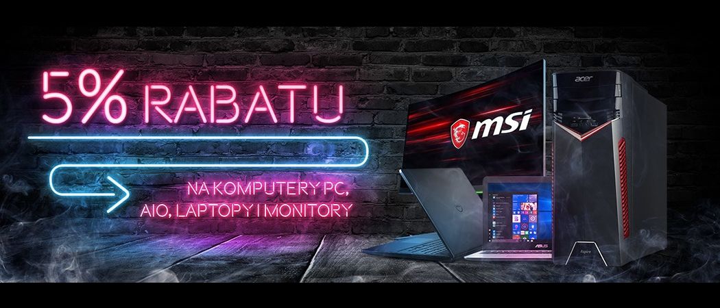 Kup wybrany sprzęt komputerowy i zyskaj 5% dodatkowej zniżki w promocji Redcoon!