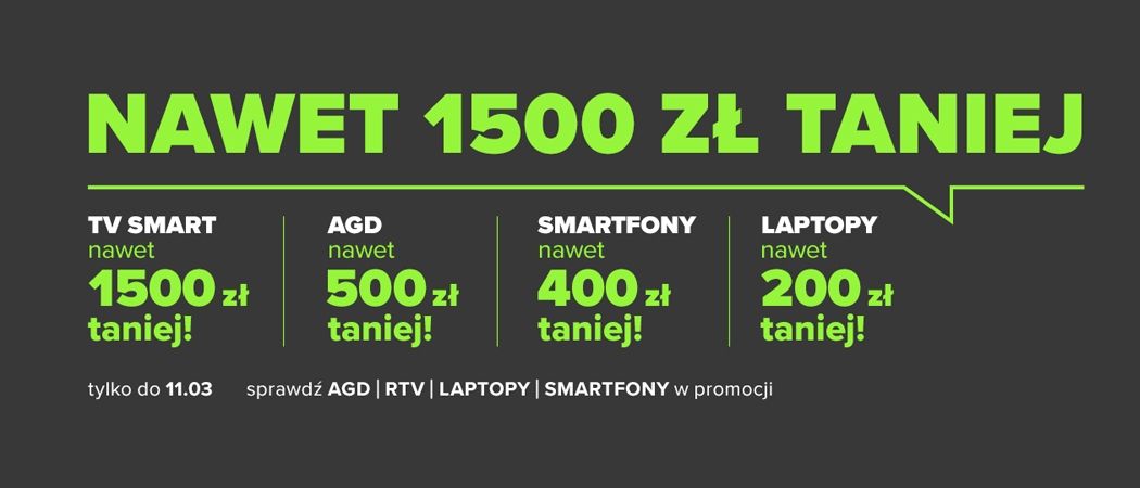 Promocja MEGA OKAZJE w Neonet - kup promocyjne RTV taniej z kodem rabatowym!