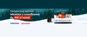 Promocja na telewizory z tańszym soundbarem w RTV EURO AGD