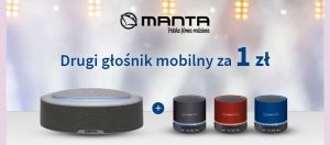 Promocja na głośniki MANTA w Media Expert