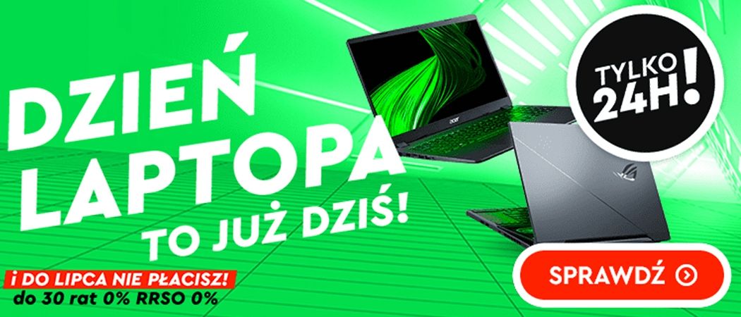 Promocja DZIEŃ LAPTOPA w Ole Ole - kup wybrany laptop taniej z kodem rabatowym!