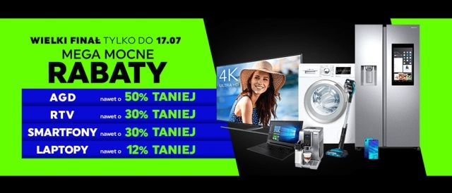 Promocja "Mega mocne rabaty" w NEONET