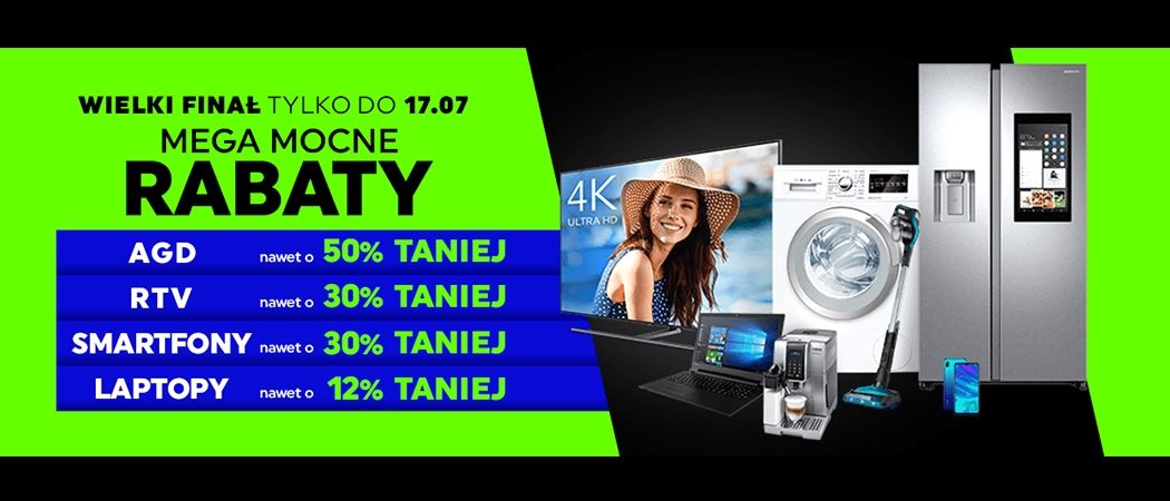 Kup wybrany sprzęt nawet do 30% taniej w promocji "Mega mocne rabaty" w Neonet!