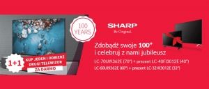 Promocja na telewizory SHARP w RTV EURO AGD
