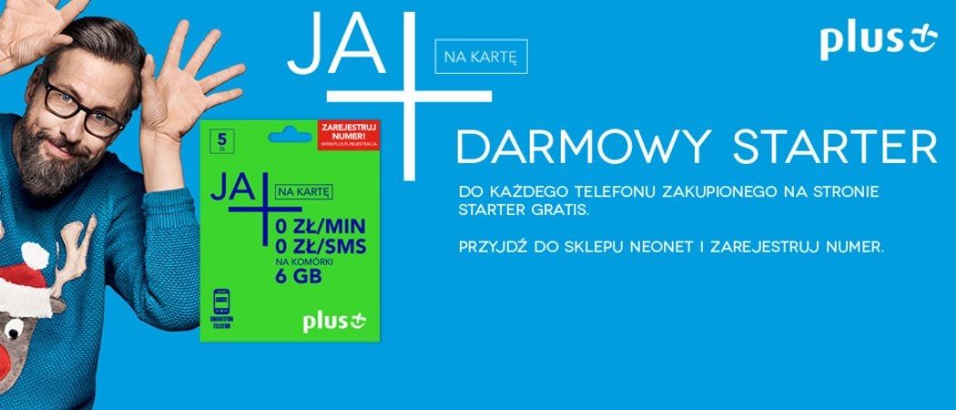 Starter Plus GSM za darmo do smartfona w Neonet!