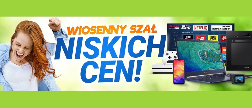 Promocja "Wiosenny szał niskich cen" w Avans - kup wybrany sprzęt z dodatkowym rabatem!