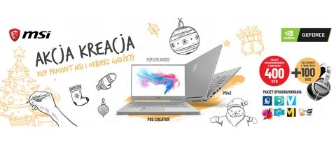 Promocja na laptopy MSI w Media Markt!