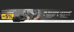 Promocja na kamery sportowe GARMIN w NEO24
