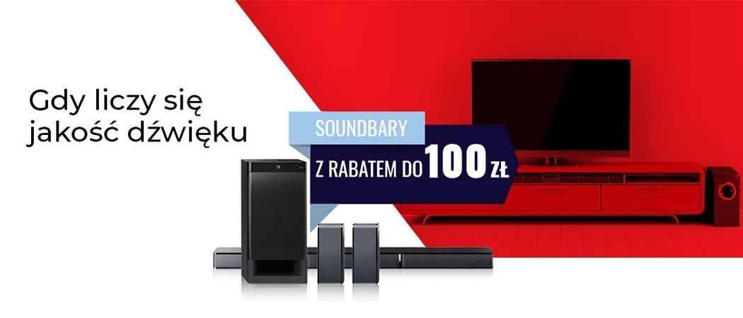 Kup wybrany soundbar z rabatem do 100 zł w promocji Neo24!