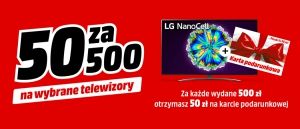 Promocja na telewizory w Media Markt