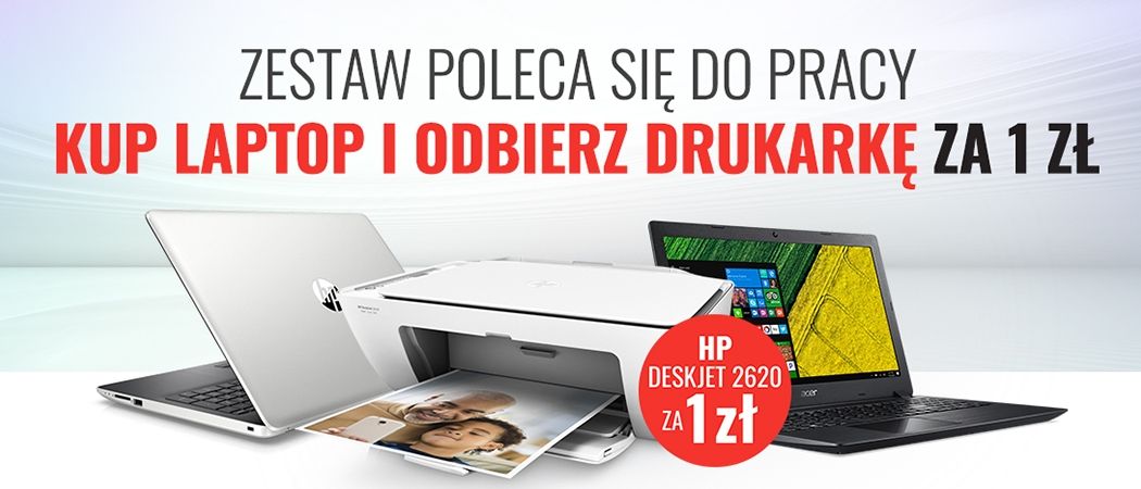 Kup promocyjny laptop i odbierz drukarkę HP Deskjet za 1 zł w promocji Neo24!